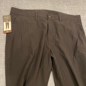 Eddie Bauer Womens 18 Ripstop Crop Pants Stretch Stormrepel DWR Black